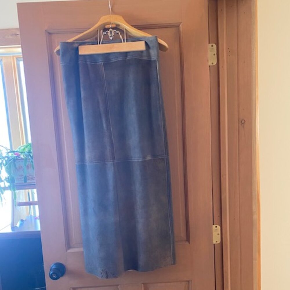 P eruvian Connection Long Leather Lined skirt size 10